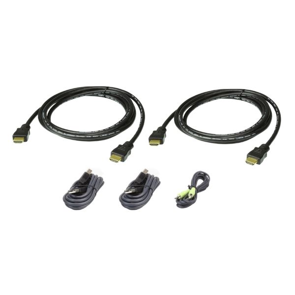 2L-7D02UHX5 - Bộ cáp HDMI/USB/SP kép, dài 1.8 mét.